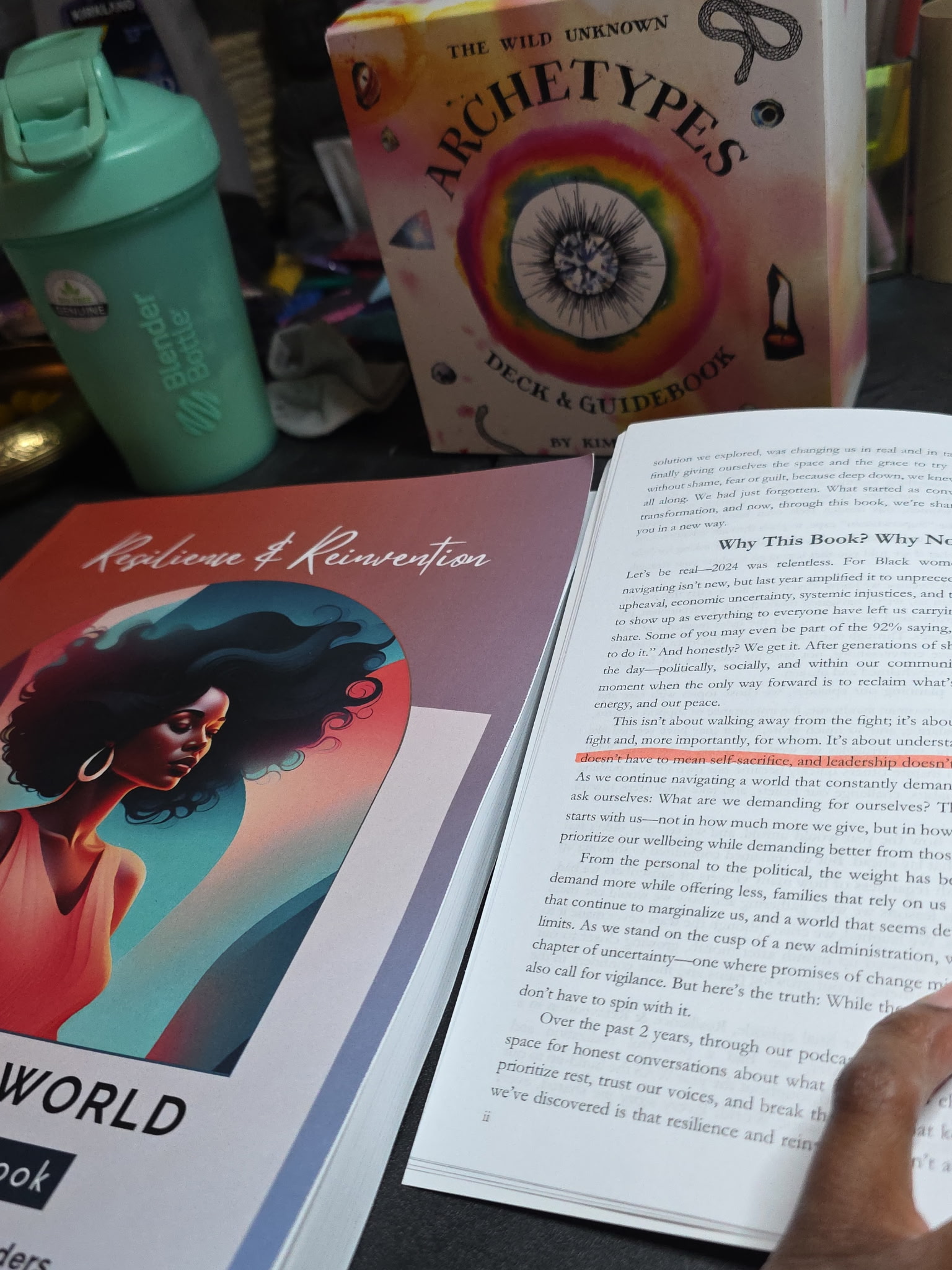 Reader photo of the book with a highlighted passage