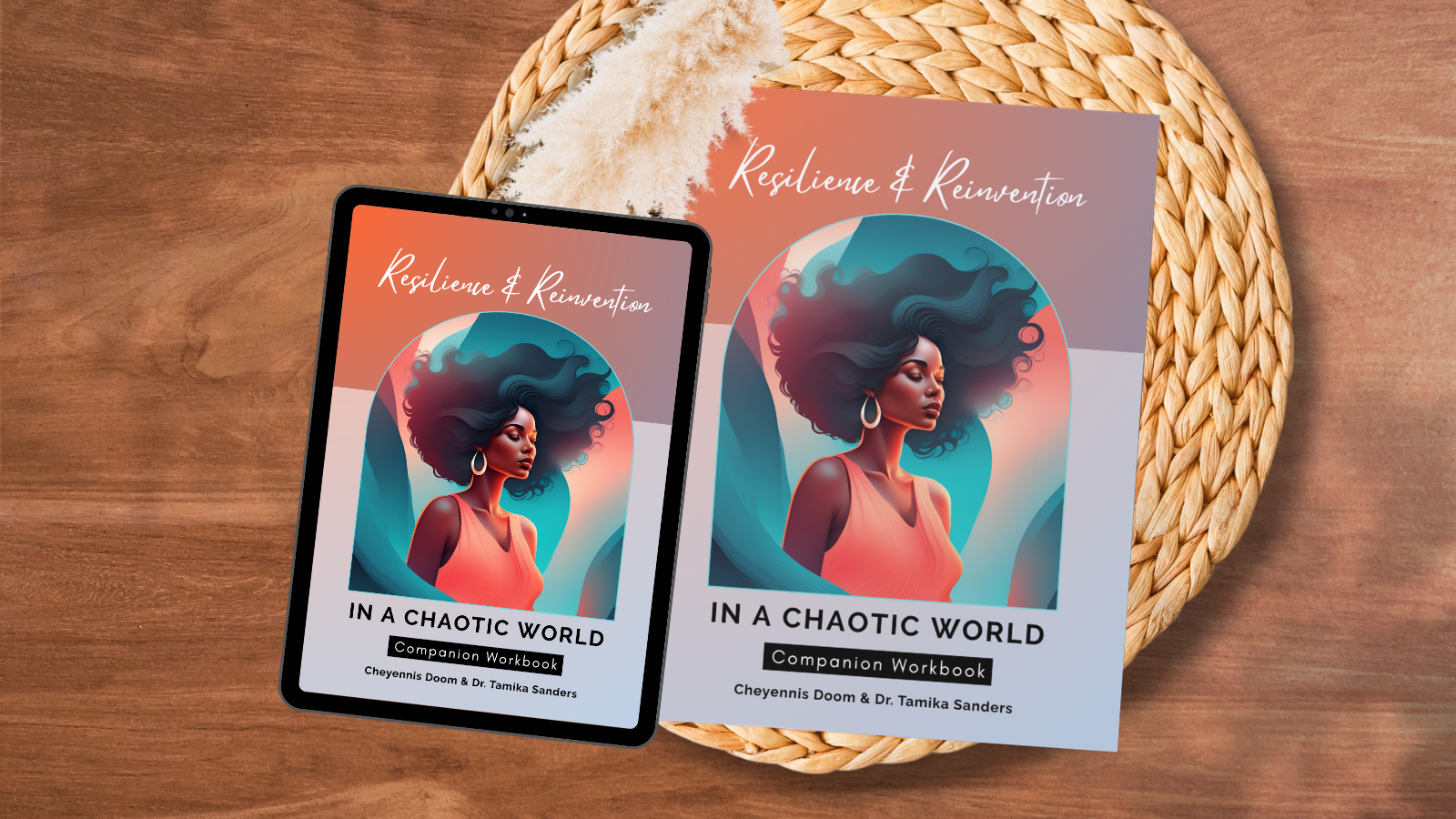 Resilience and Reinvention workbook print and digital mockups